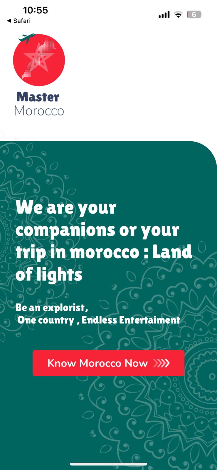 Welcome Page